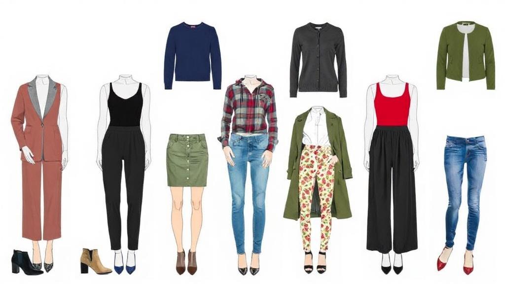 Wie wählt man Kleidung passend zur Figur aus?. Aus der Praxis: Eine Methode, Outfits zusammenzustellen Wie wählt man Kleidung passend zur Figur aus?. Aus der Praxis: Eine Methode, Outfits zusammenzustellen