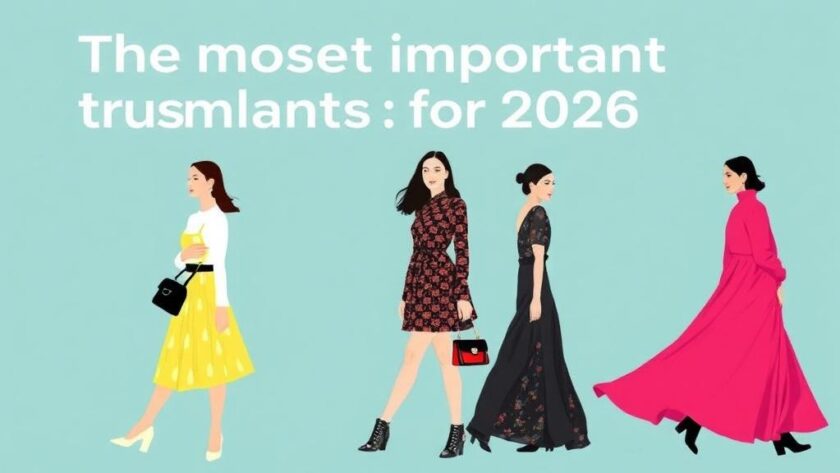 Die wichtigsten Modetrends für 2026